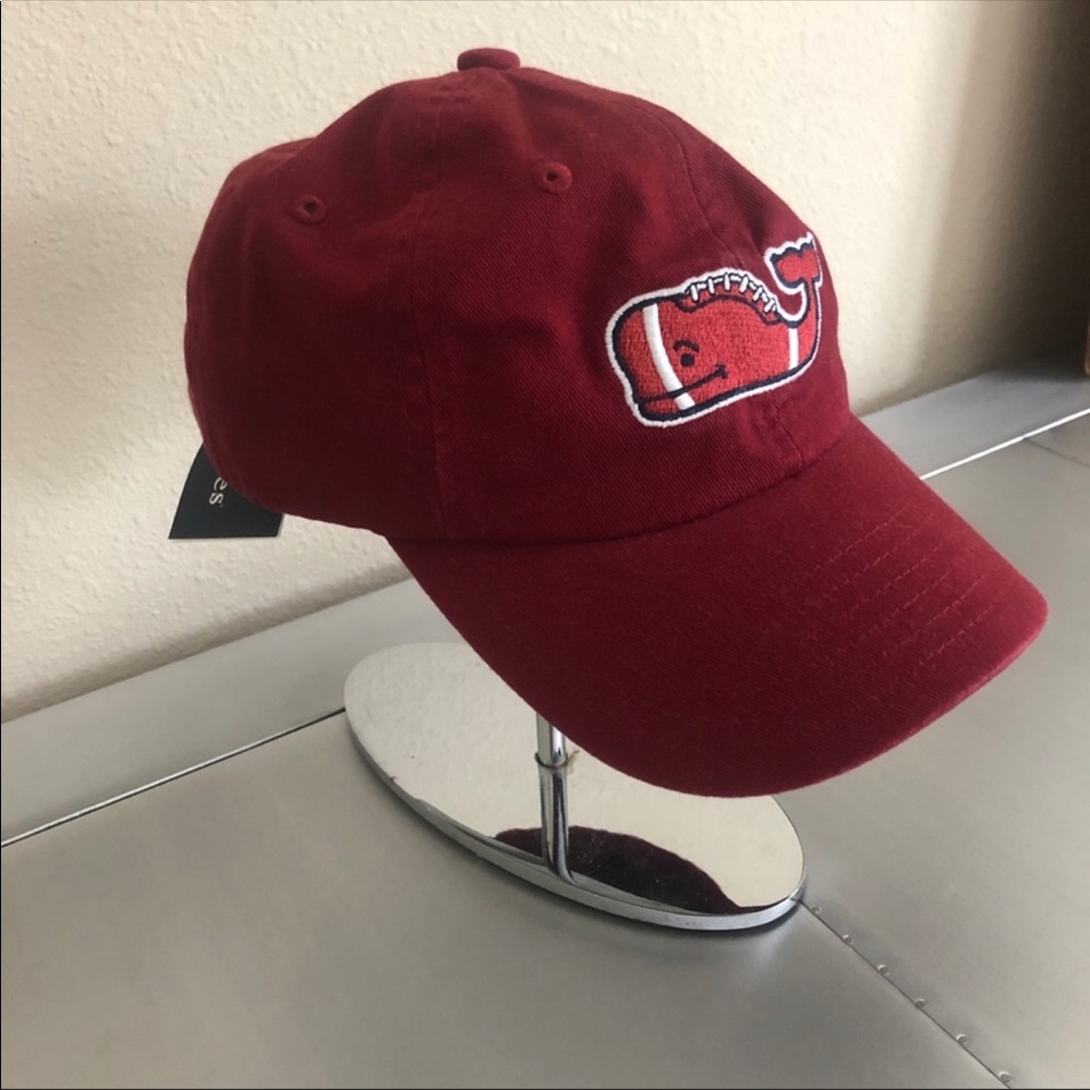 VINEYARD VINES Football whale Baseball Hat - Picture 2 of 6